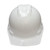 Radians GHR4V-WHITE Granite Vented Cap Style Hard Hat | 4 Point Crown Strap Ratchet Suspension | Pillowed Brow Pad | White | Case of 20 Units