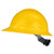 Radians QHR4-YELLOW Quartz Full Brim Hard Hat | 4 Point Crown Strap Ratchet Suspension | Pillowed Brow Pad | Yellow | Case of 10 Units