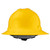 Radians QHR4-YELLOW Quartz Full Brim Hard Hat | 4 Point Crown Strap Ratchet Suspension | Pillowed Brow Pad | Yellow | Case of 10 Units