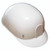 Radians 302-WHITE Diamond Bump Cap | 4 Point Molded Suspension | White | Perforated Side