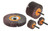 Walter Surface Technologies 15F158 COOLCUT Flap Wheel | 1" Width | 1" Diameter | 30000 Max. RPM | Aluminum Oxide 80 Grit | Sold by Box of 10