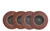 Walter Surface Technologies 04A258 TWIST Flap Disc | 2-1/2" Diameter | 23000 Max. RPM | Zirconia Alumina 80 Grit | Sold by Box of 10