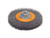 Walter Surface Technologies 13J464 Wire Wheel Brush | Crimped | 5/8" - 11 Arbor Hole | 4-1/2" Diameter | 0.0118" Wire Size | 12500 Max. RPM