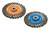 Walter Surface Technologies 13L514 Wire Wheel Brush | Knot-Twisted | 5/8" - 11 Arbor Hole | 5" Diameter | 0.020" Wire Size | 15000 Max. RPM