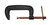 Palmgren 9629107 Heavy Duty C-Clamp With Copper Spindle | 4" Max Open Capacity | 5/8" Spindle Diameter | 2-1/8" Throat Capacity