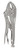 Palmgren 71050 Curved Jaw Locking Plier | 10" Max Open Capacity | 2" Max. Jaw Opening | 1/2" Jaw Width