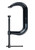 Palmgren 9629514 Drop Forged Deep Throat C-Clamp With Black Oxide Spindle | 8" Max Open Capacity | 0.670" Spindle Diameter | 5" Throat Capacity