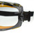 Dewalt DPG82-11 Concealer Safety Goggle | Clear Anti-Fog Lens | Regular Fit Size | 7.2" Length | Black/Yellow