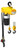 Ingersoll Rand CL500K-2C10-C10U CLK Series Air Chain Hoist | 1/2 Ton Capacity | 10 ft Lift | 10 Drop | Steel Snap Hook | Pendent Control