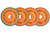 Walter Surface Technologies 15I458 BLENDEX Flap Disc | Coarse | 4-1/2" Diameter | 7/8" Arbor Hole | 80 Grit | Sold by Box of 10