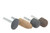 Walter Surface Technologies 12D056 Tough Steel Mounted Point | A-21 Shape | 1" Diameter | Aluminum Oxide 60 Grit | 1/4" Shank | Sold by Box of 10