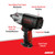 Aircat Pneumatic Tools 1250-K Nitrocat Composite Twin Clutch Impact Wrench | 950 (ft-lbs) Max Torque | 8500 RPM | 1/2" Square Drive
