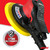 Aircat Pneumatic Tools 6700-6-336CV Central Vac Orbital Palm Sander | 6" Pad Size | 11000 RPM | 3/16" Orbit | Hook & Loop