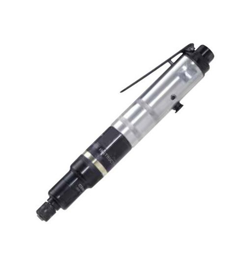 Cleco 88RSAL-5CQ Push Button Reverse Inline Pneumatic Screwdriver | 88 Series | 400 RPM | 13.2 (ft-lb) Max Torque | 1/4" Quick Change Drive