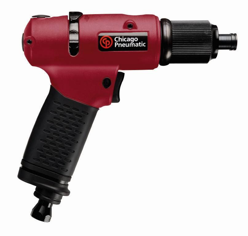 Chicago Pneumatic CP2612 Screwdriver | 1/4" Drive | Cushion Clutch | 4.4 ft. lb. Max Torque | 1,700 RPM