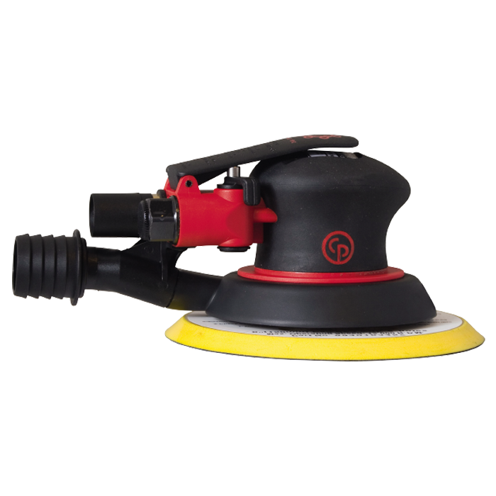 Chicago Pneumatic CP7255CVE Pneumatic Orbital Sander | 0.3 HP | 6" Pad Size | 3/16" Orbit Size | 12,000 RPM