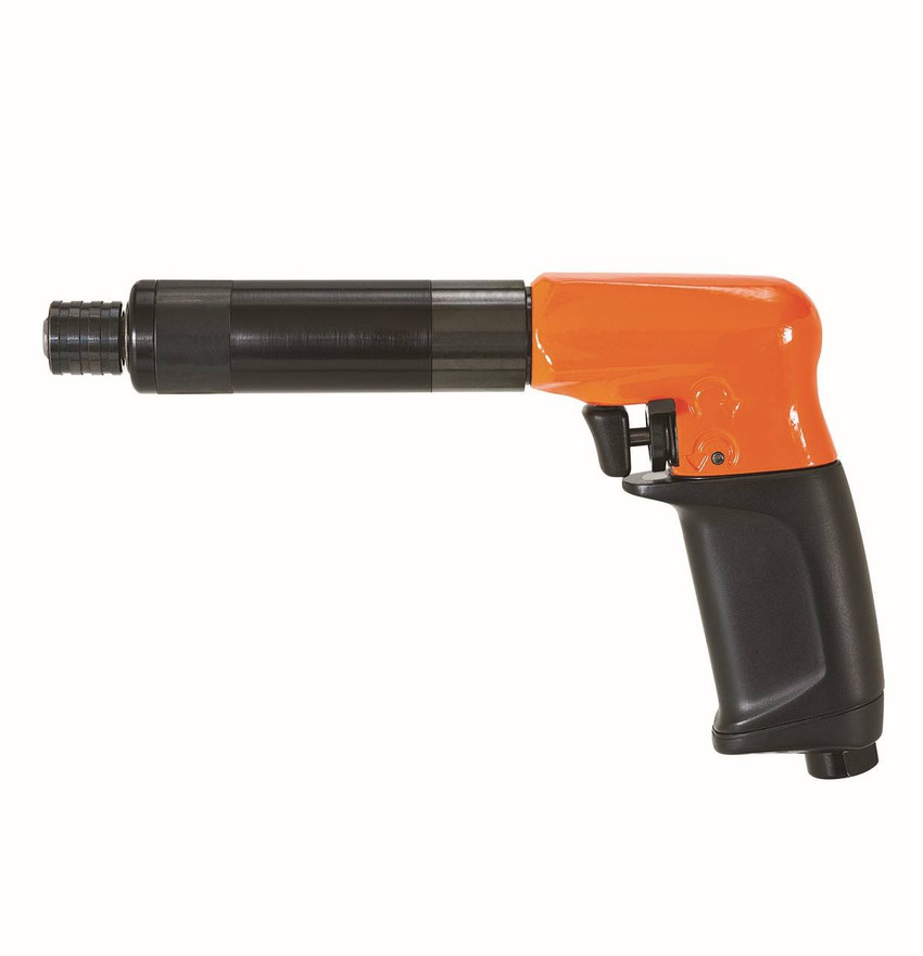 Cleco 19PCA06Q Pistol Grip P-Handle Pneumatic Screwdriver | 19 Series | Push and Trigger Start | 260 RPM | 1/4'' Quick Change | 3.7 (ft-lb) Max Torque
