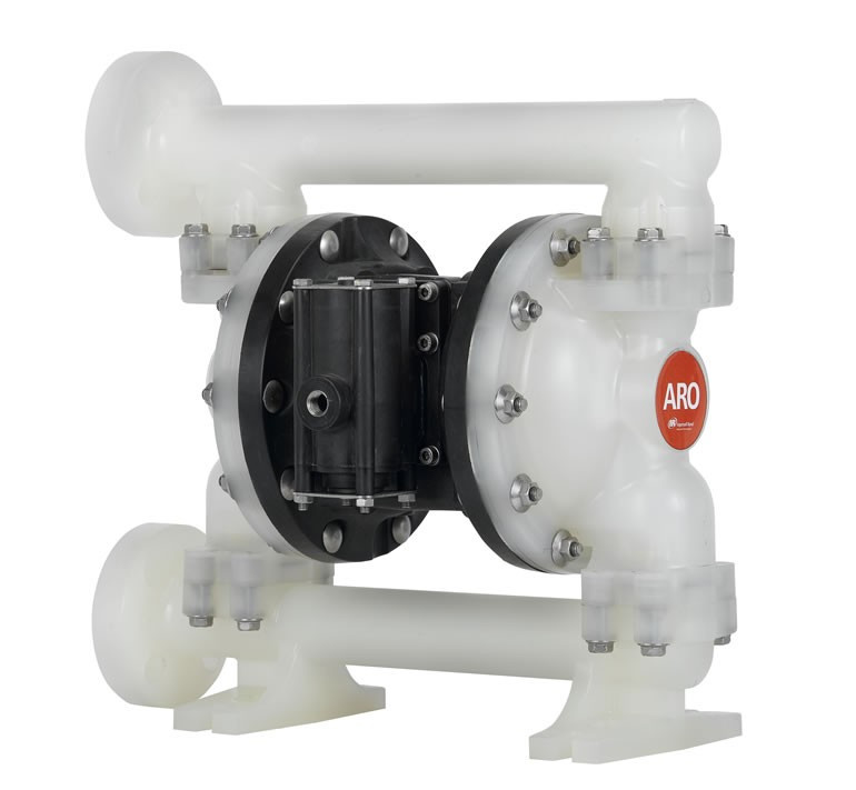 ARO PD10P-YPS-PMM Air Operated Diaphragm Pump | Expert Series | 1" Non-Metallic | 53 Maximum GPM | Medical Grade Santoprene Ball
