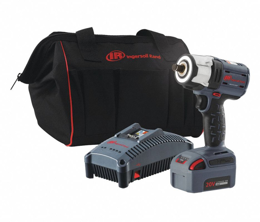 Ingersoll Rand W5153-K12 Cordless Socket Impact Wrench Tool Kit | 1/2" Drive Size | 365 (ft-lbs) Max Torque