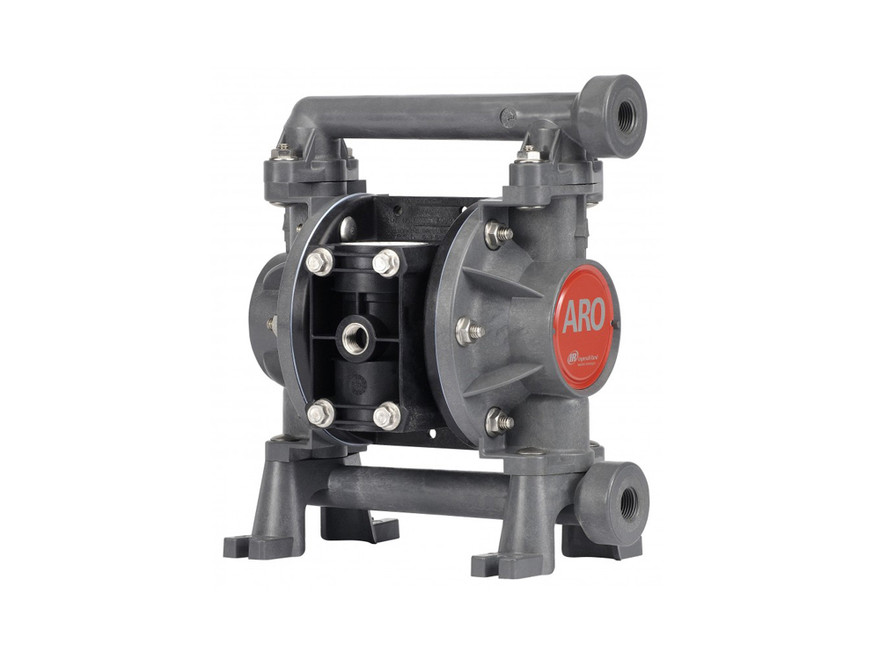 ARO PD03P-AES-DCC Standard Diaphragm Pump | Compact Series | 3/8" Non-Metallic | 10.6 Maximum GPM | Hytrel Ball Material