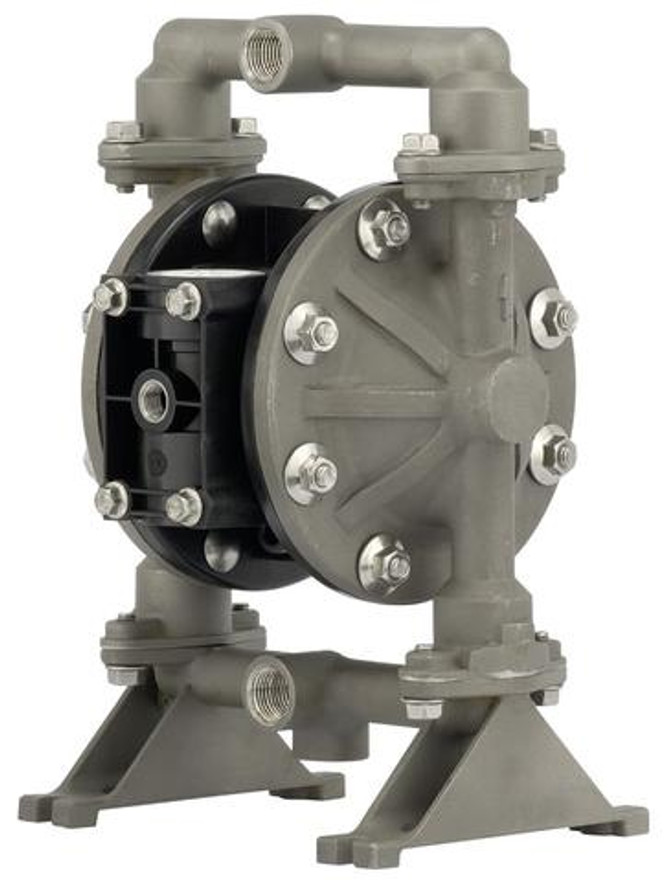 ARO PD05A-AAS-FCC-B Compact Diaphragm Pump | Pro Series | 1/2" Metallic | 12 Maximum GPM | Hytrel Ball Material