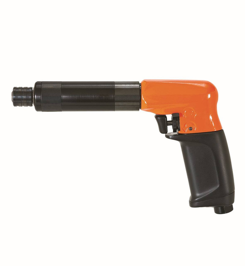 Cleco 19PCA03Q Pistol Grip P-Handle Pneumatic Screwdriver | 19 Series | Push and Trigger Start | 1,900 RPM | 1/4'' Quick Change | 2.1 (ft-lb) Max Torque