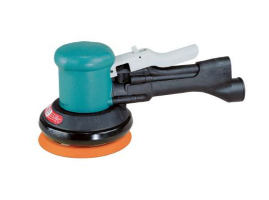 Dynabrade Two-Hand Dynorbital Random Orbital Sander | 58411 | 3/16" Diameter Orbit | Self-Generated
