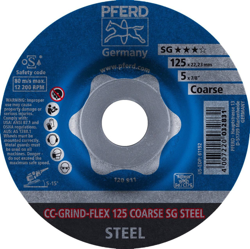 PFERD Grinding Wheel for Steel CC-GRIND-FLEX