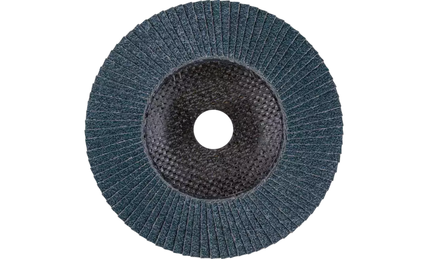 PFERD 63072 Polifan Flap Disc | 7/8" Arbor Hole | 6" Diameter | Zirconia alumina 60 Grit | Conical | Sold by Box of 10