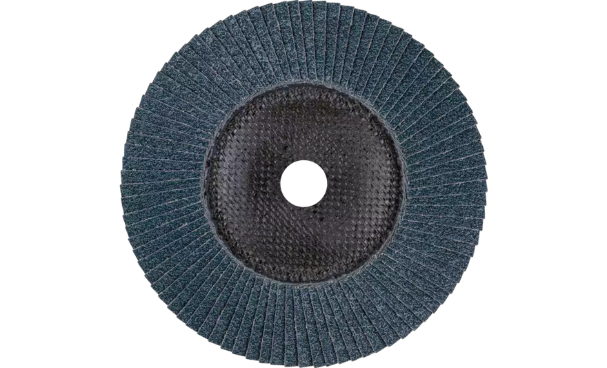 PFERD 62064 Polifan Flap Disc | 7/8" Arbor Hole | 7" Diameter | Zirconia alumina 80 Grit | Conical | Sold by Box of 10