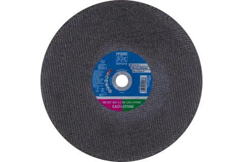 Pferd 64124 SG CAST + STONE Type 1 Cut-Off Wheel | 14" Diameter | 1" Arbor Hole | 3/16" Thickness | Sold by Box of 10