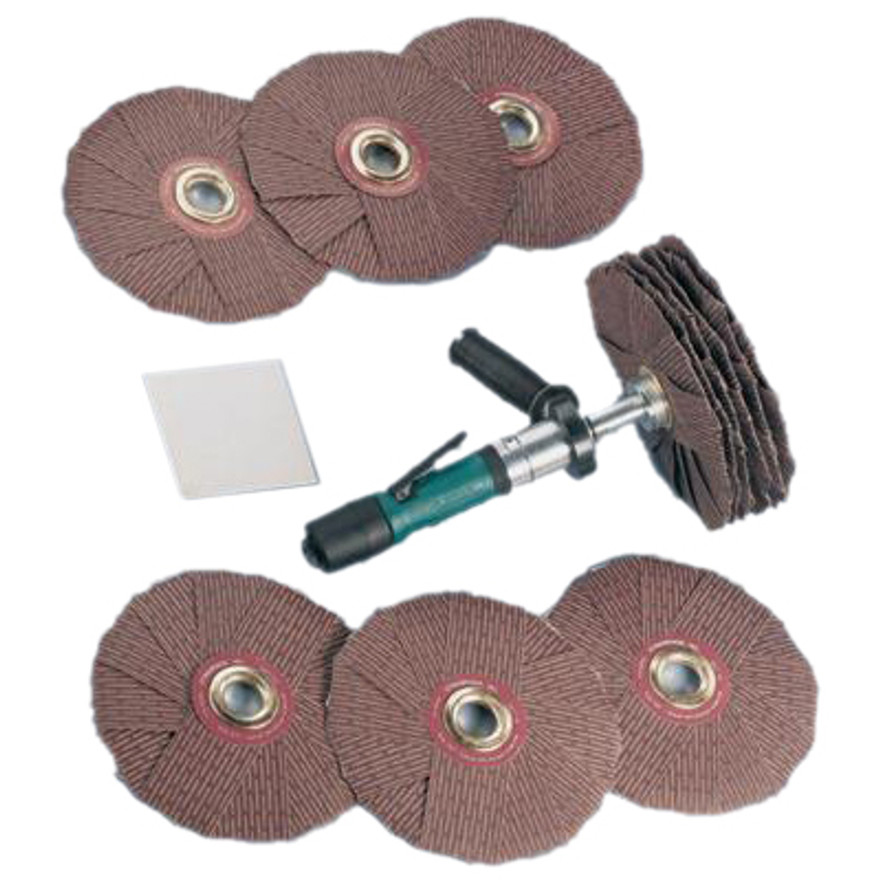 Dynabrade 52061 Dyninger Air-Powered Basic Versatility Kit | 0.4  HP Motor | 950 RPM