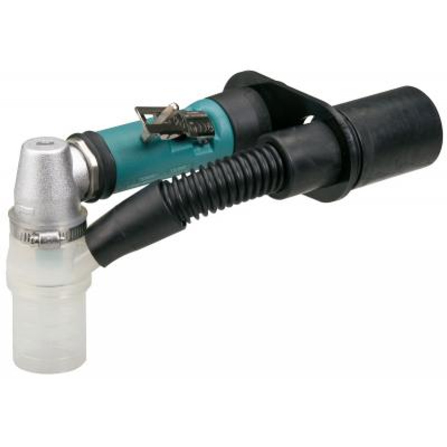 Dynabrade 56719 Right Angle Die Grinder | Central Vacuum | 0.4 HP Motor | 20,000 RPM | Extended Muffler | Rear Exhaust | 1/4" & 6 mm Collets
