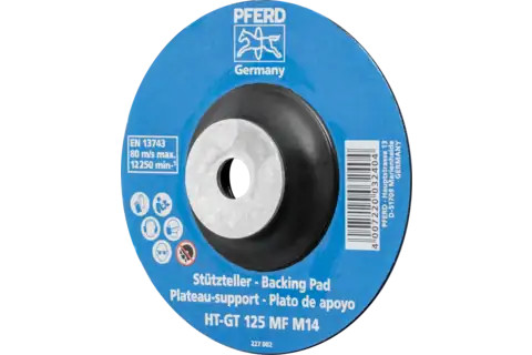 Pferd 69483 Temperature-Resistant Backing Pad | 5" Diameter | 5/8-11" Thread | 12200 RPM | Sold by Box of 1