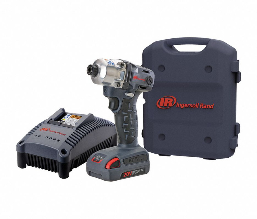 Ingersoll Rand W5111-K12 Cordless Quick Change Anvil Impact Wrench Kit | 1/4" Drive | 175 ft. Lbs