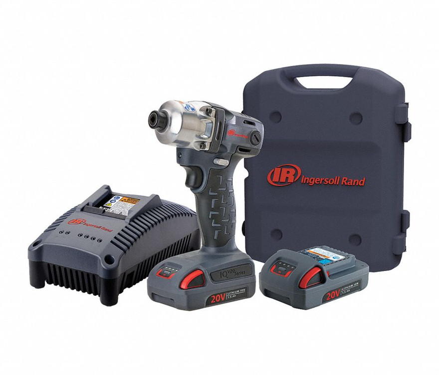 Ingersoll Rand W5111-K22 Cordless Quick Change Anvil Impact Wrench Kit | 1/4" Drive | 175 ft. Lbs
