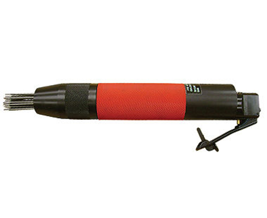 CS Unitec 199.2103 Heavy Duty Low-Vibration Needle Scaler | 2,400 BPM | 4.0 CFM | VL223 Inline Grip