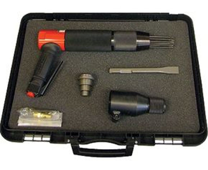 CS Unitec 199.2105 Vibro-Lo Needle/Chisel Scaler Kit | 3mm Needle | 3/4" Blade Chisel