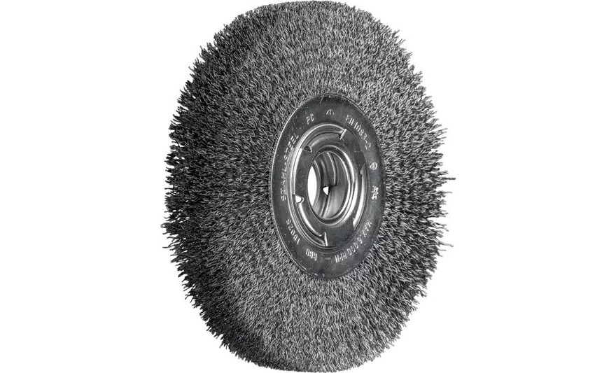PFERD 81121 Medium Face Crimped Wire Wheel | 7" Diameter | 1" Width | Carbon Steel Wire