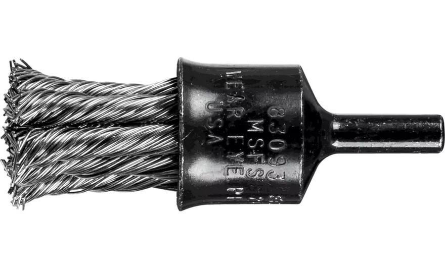 PFERD 83093 Knot Flared Cup End Brush | 3/4"Diameter | Stainless Steel Wire | Box of 10