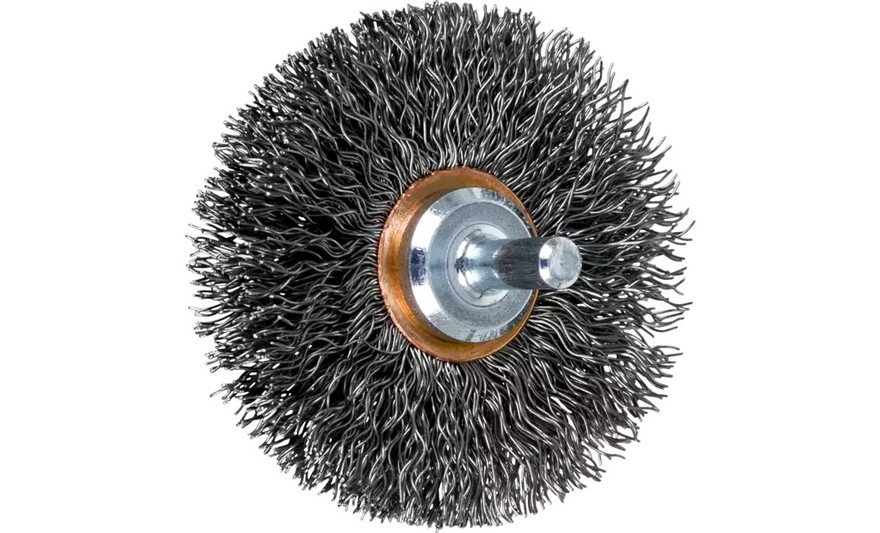 PFERD 82896 Crimped Wire Wheel Brush | 2-1/2"Diameter | Carbon Steel Wire | Box of 10