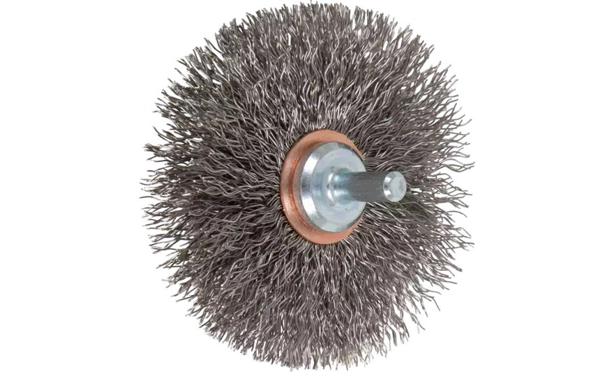 PFERD 82913 Crimped Wire Wheel Brush | 3" Diameter | Stainless Steel Wire | Box of 10