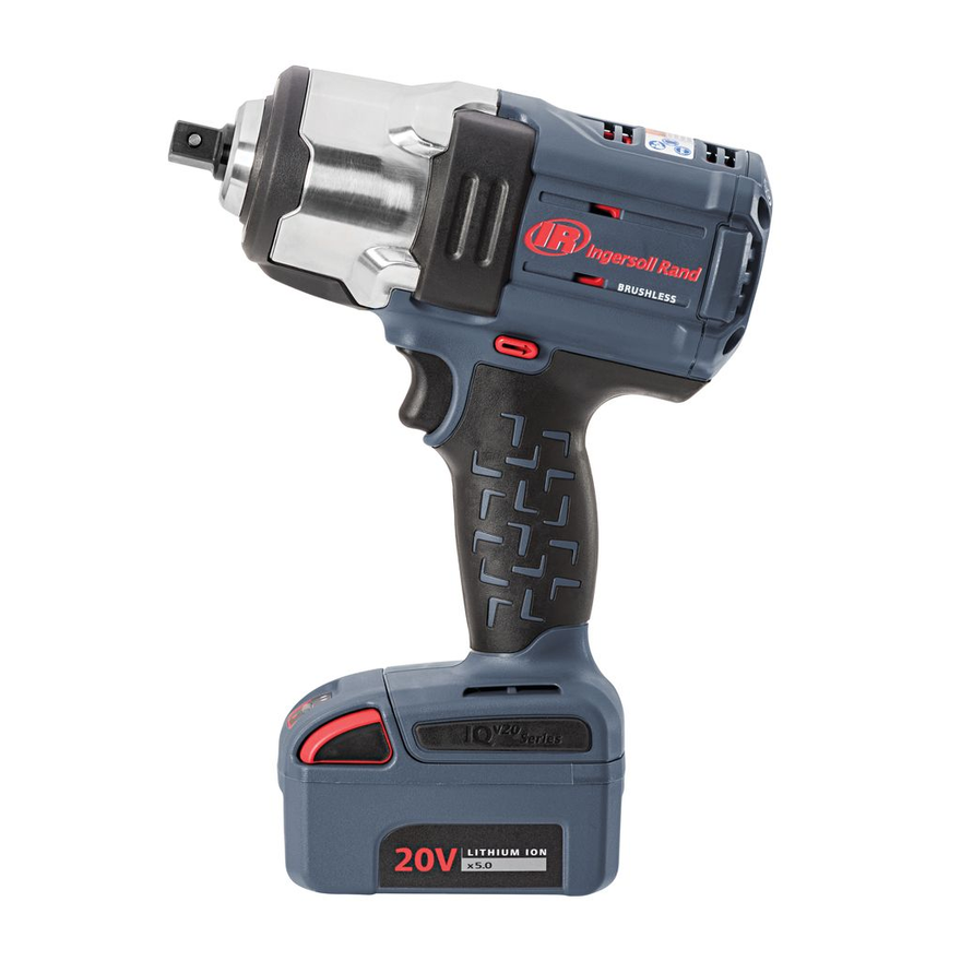 Ingersoll Rand W7252 Impact Wrench | 1/2" Drive Size | 1900 RPM | 1000 (ft-lbs) Max Torque (Bare Tool Only, Battery Not Included)