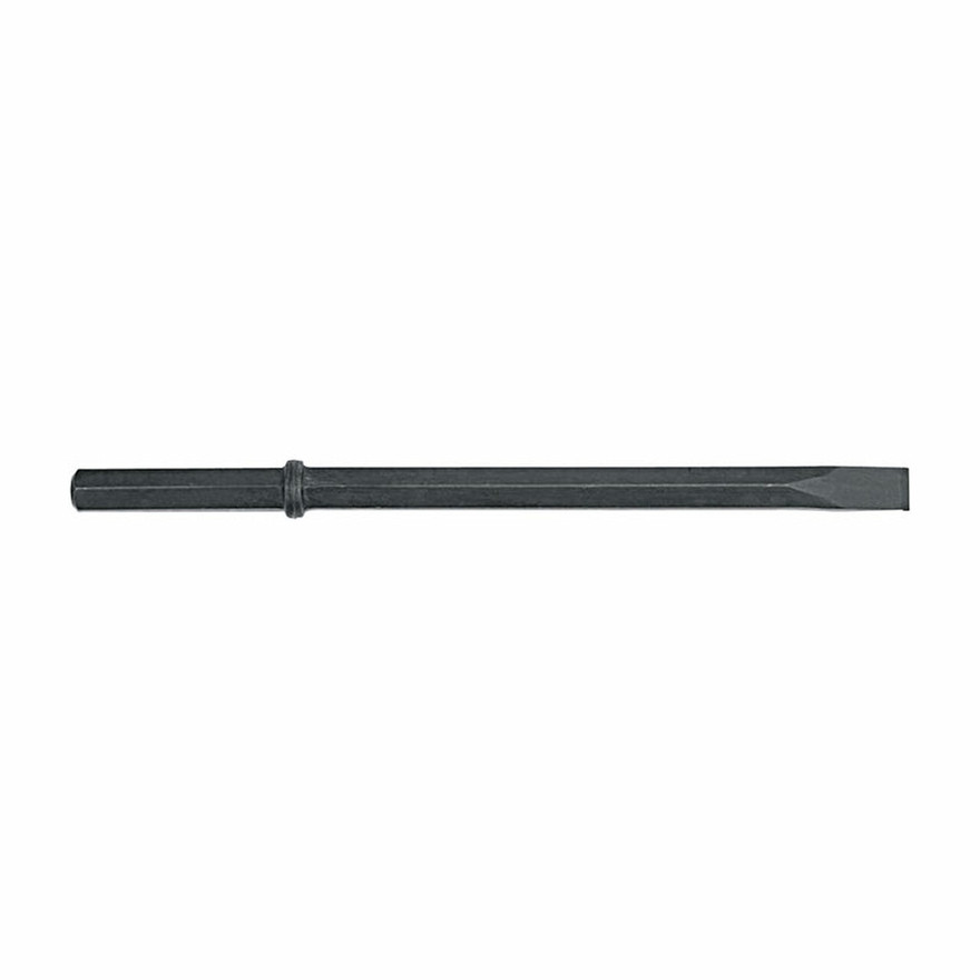 Ingersoll Rand 50196419 Standard-Duty 1" Narrow Chisel | 24" Under Collar Length | 1-1/4" x 6" Hex Shank