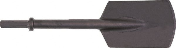 Ingersoll Rand 50189596 5 - 1/2" Clay Spade | 16" Under Collar Length | 7/8" x 3 - 1/4" Hex Shank