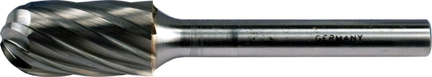 PFERD 24465 Carbide Bur | SCTI SC-5 | Cylindrical Shape C with Radius End | 1/4" Shank | Aluminum Cut