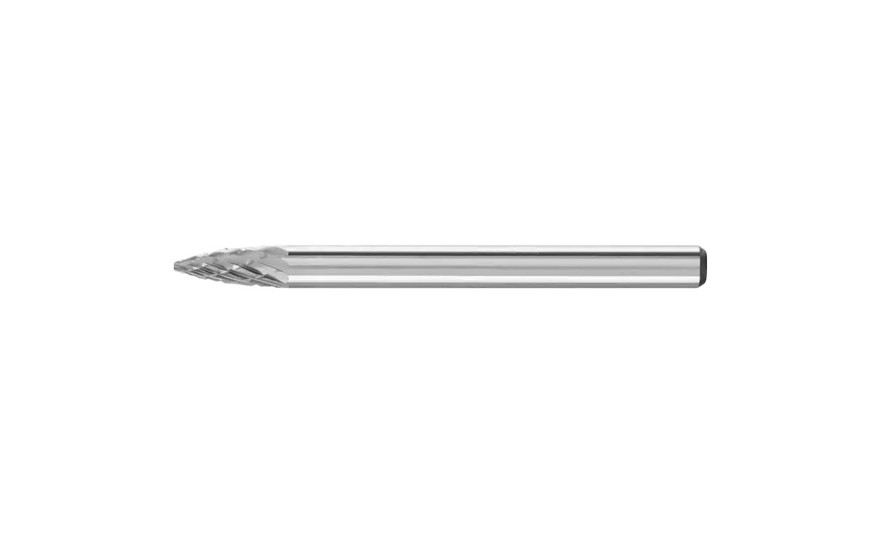 PFERD 23341 Carbide Bur | 1/8" Diameter | SCTI SG-41 | Tree Shape G with Pointed End | Single Cut