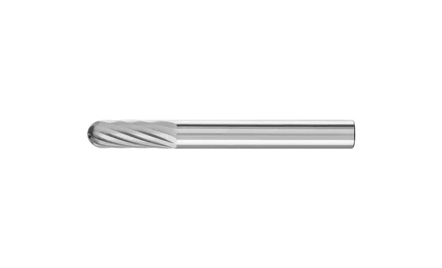 PFERD 24391 Carbide Bur | 1/4" Diameter | SCTI SC-1 | Cylindrical Shape C with Radius End | Single Cut