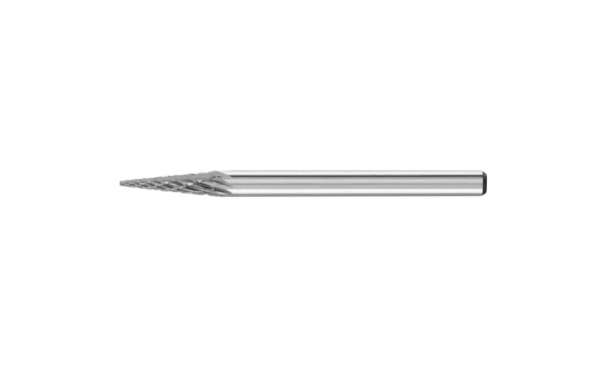 PFERD 23472 Carbide Bur | 1/8" Diameter | SCTI SM-41 | Cone Shape M with Pointed End | Double Cut