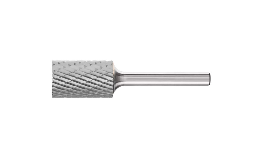 PFERD 24292 Carbide Bur | 5/8" Diameter | SCTI SB-6 | Cylindrical Shape B with End Cut | Double Cut